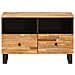 Mobile TV Marrone 70 x 33 x 46 cm Legno di mango massello - Foto miniatura 3