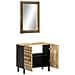 Set Mobili da Bagno 2pz in Legno Massello di Mango - Foto miniatura 2