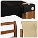 Set di divani da esterno con cuscino 7 pcs Naturale e Beige - Foto miniatura 7