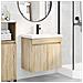 Mobile bagno con rubinetto Rovere Sonoma 61 x 40 x 74,5 cm - Foto miniatura 2