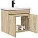 Mobile bagno con rubinetto Rovere Sonoma 61 x 40 x 74,5 cm - Foto miniatura 3