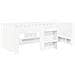 Letto Alto per Bambini 2 pcs Bianco 193 x 96,1 x 68,5 cm - Foto miniatura 4