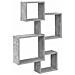 Mensole Cubo da Parete A parete Grigio 64 x 13,5 x 91,5 cm - Foto miniatura 1