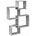 Mensole Cubo da Parete A parete Grigio 64 x 13,5 x 91,5 cm - Foto miniatura 5