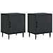 Armadio da Notte 2 pcs Nero 43 x 34,5 x 50 cm - Foto miniatura 1