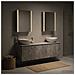 Set di Armadi da Bagno 5 pcs Grigio Cemento - Foto miniatura 2