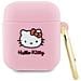 Custodia 3d In Silicone Hello Kitty Per Airpods 1/2 - Rosa - Foto miniatura 3