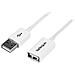 Cavo di prolunga USB 2.0 da 1 m A ad A - M / F, colore bianco - Foto miniatura 1