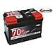 Batteria Per Automobile, Pronta All'Uso, Testata -18° 70 Ah - 600a - Foto miniatura 1