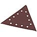 3 X Carta Vetrata Per Levigatrice, Triangolare, G100 285 Mm - Foto miniatura 1