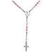Collana In Argento 925 - Collezione Junior - Colore Rodio - Misura Unica Rosario Classico Junior Cristalli Rosa - Foto miniatura 1