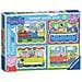 Peppa Pig 42 Piece Puzzle - 4 Pack - Foto miniatura 1