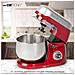 Impastatrice Planetaria Robot Cucina Multifunzione 1000w 5 Litri Rosso 1000w Clatronic Km 3709 - Foto miniatura 11
