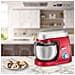 Impastatrice Planetaria Robot Cucina Multifunzione 1000w 5 Litri Rosso 1000w Clatronic Km 3709 - Foto miniatura 12