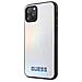 Serie 11 Guess Custodia Iridescent Argento Finta Pelle E Bordo In Gomma (iphone 11 Pro Max)  - Foto miniatura 3