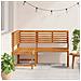 Panca da Giardino ad Angolo 140 cm Legno Massello Acacia - Foto miniatura 2