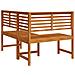 Panca da Giardino ad Angolo 140 cm Legno Massello Acacia - Foto miniatura 8