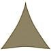 Parasole a Vela Oxford Triangolare 5x6x6 m Beige - Foto miniatura 1