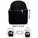 Zaino In Nylon Inserto Dellorganizzatore Dello Zaino Dello Zaino Per Una Custodia Universale In Borsa Delle Donne Degli Uomini Spalla Tote Bags Spalla Della Borsa Organizzatori Nero - Foto miniatura 2
