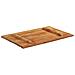 Piano Tavolo Rettangolare 60x90 Cm 25-27 Mm Legno Di Recupero - Foto miniatura 3