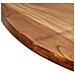 Tavolo Pranzo Tondo 175x75 Cm Legno Di Acacia Finitura Sheesham - Foto miniatura 5