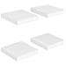 Scaffali a Parete 4 pz Bianco 23x23,5x3,8 cm in MDF - Foto miniatura 1