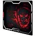 Smokey Skull Nero, Rosso tappetino per mouse - Foto miniatura 2