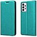 Custodia Compatibile Con Samsung Galaxy A33 5g In Turchese Petrolio - Coperchio Protettiva Con Chiusura Magnetica, Funzione Stand E Tasca Per Le Carte - Foto miniatura 8