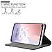 Custodia Compatibile Con Huawei Nova 7 Se In Grigio Nero - Coperchio Protettiva Con Chiusura Magnetica, Funzione Stand E Tasca Per Le Carte - Foto miniatura 3