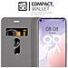 Custodia Compatibile Con Huawei Nova 7 Se In Grigio Nero - Coperchio Protettiva Con Chiusura Magnetica, Funzione Stand E Tasca Per Le Carte - Foto miniatura 4