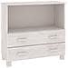 Credenza Bianca 85x35x80 Cm In Legno Massello Di Pino - Foto miniatura 2