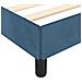 Giroletto senza Materasso Blu Scuro 80x200 cm in Velluto - Foto miniatura 4