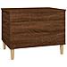 Tavolino Salotto Rovere Marrone 60x44,5x45 Cm Legno Multistrato - Foto miniatura 5