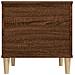 Tavolino Salotto Rovere Marrone 60x44,5x45 Cm Legno Multistrato - Foto miniatura 9