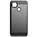 Custodia B-case Tpu Silicone Cover Case Per Xiaomi Redmi 9c Carbon Metal Black - Foto miniatura 2