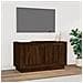 Mobile Porta Tv Rovere Marrone 80x35x45 Cm In Legno Multistrato - Foto miniatura 1