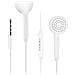 Auricolare Originale Stereo Mh133 Jack 3,5mm White Bulk - Foto miniatura 2