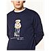 Felpa Uomo Girocollo Orso Polo Bear Orsetto In Cotone Stampa Polo Bear Felpa Senza Cappuccio Orso Ralph Lauren Xxl - Foto miniatura 3
