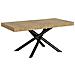 Tavolo Allungabile 90x180/284 Cm Famas Telaio Antracite - Quercia Natura - Foto miniatura 6