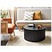 Tavolino Da Caffè Kirkwood Legno Di Mango Nero Con Contenitore - Foto miniatura 1