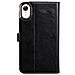 Custodia Per Iphone Xr Folio Wallet Chiusura Con Linguetta Magnetica, Nero - Foto miniatura 2