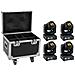 Set 4x Led Tmh-17 Spot + Case Mit Rollen (20001012) - Foto miniatura 1