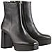 Nora Booties Stivaletti Pelle Scarpe Donna Nero Eu 41, 6-106900 0100 - Foto miniatura 1