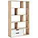 Libreria Wadena 185 Cm Marrone /bianco - Foto miniatura 2