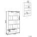 Libreria Wadena 185 Cm Marrone /bianco - Foto miniatura 7
