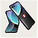Custodia Compatibile Con Motorola Razr 50 Ultra, Pelle Pc+pu Nera, Ultra Sottile, Resistente A Graffi E Acqua Modello 3 - Foto miniatura 4