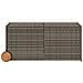 Contenitore da Giardino con Ruote Grigio 283L in Polyrattan - Foto miniatura 4