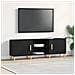 Supporto TV - Rovere Nero, 150x30x50 cm, Realizzato in Legno Ingegnerizzato - Foto miniatura 2