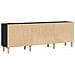 Supporto TV - Rovere Nero, 150x30x50 cm, Realizzato in Legno Ingegnerizzato - Foto miniatura 6