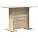 Tavolo da pranzo  in rovere Sonoma 110x60x75 cm in legno ingegnerizzato - Foto miniatura 7